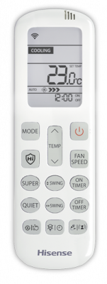 Hisense Инверторные сплит-системы серии GOAL DC Inverter Wi-Fi AS-24UW4RBTCA00 